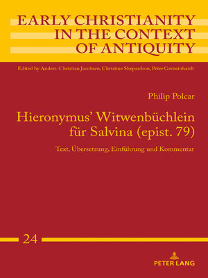 cover image of Hieronymus' Witwenbuechlein fuer Salvina (epist. 79)